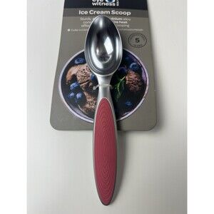 Aluminum Spoon Ice Cream Scoop – Taylor Eye Witness. Easy Scooping Pink Handle